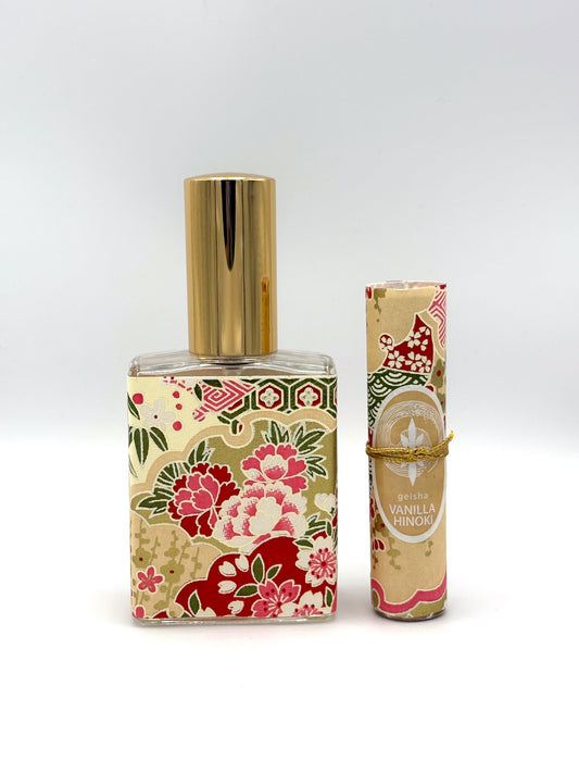 Geisha Perfume Vanilla Hinoki Set